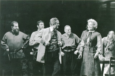 La Fanciulla del West, Giacomo Puccini. San Francisco Opera, 1960. Photographer: Carolyn Mason Jones/San Francisco Opera.