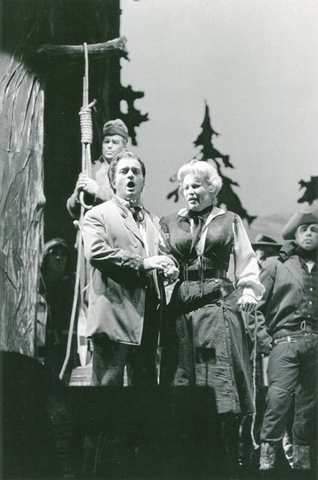 La Fanciulla del West, Giacomo Puccini. San Francisco Opera, 1960. Photographer: Carolyn Mason Jones/San Francisco Opera.