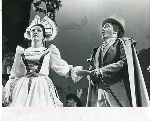 La Sonnambula, Vincenzo Bellini. San Francisco Opera, 1960. Photographer: Carolyn Mason Jones/San Francisco Opera.