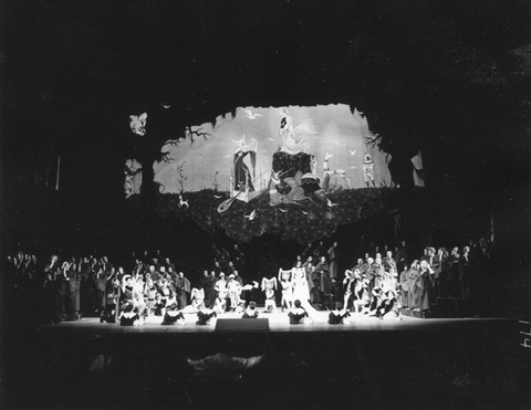 Carmina Burana, Carl Orff. San Francisco Opera, 1959. Photographer: Bill Cogan/San Francisco Opera.