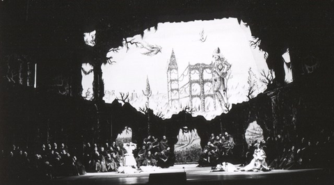 Carmina Burana, Carl Orff. San Francisco Opera, 1959. Photographer: Bill Cogan/San Francisco Opera.