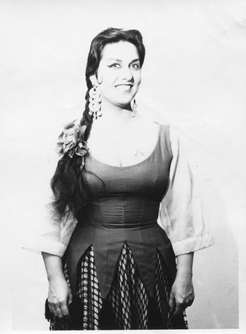 Carmen, Georges Bizet. San Francisco Opera, 1959. Photographer: Maria Jeanette/San Francisco Opera.