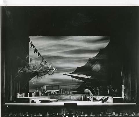 Der Fliegende Holländer, Richard Wagner. San Francisco Opera, 1954. Photographer: R. Strohmeyer/San Francisco Opera.