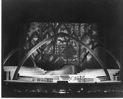 Jeanne d'Arc au Bûcher, Arthur Honegger. San Francisco Opera, 1954. Photographer: R. Strohmeyer/San Francisco Opera.