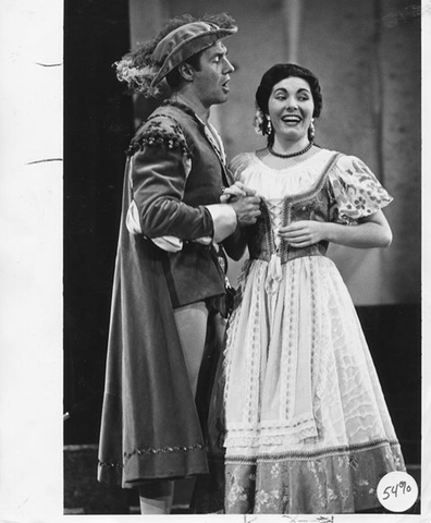 Don Giovanni, Wolfgang Amadeus Mozart. San Francisco Opera, 1955. Photographer: Robert Lackenbach/San Francisco Opera.