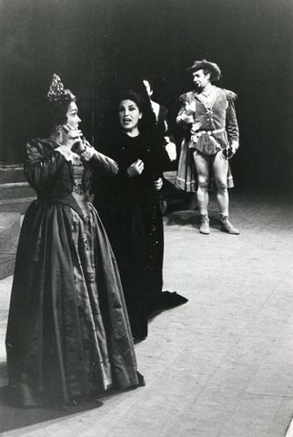 Don Giovanni, Wolfgang Amadeus Mozart. San Francisco Opera, 1955. Photographer: Robert Lackenbach/San Francisco Opera.