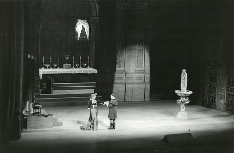 Tosca, Giacomo Puccini. San Francisco Opera, 1956. Photographer: Robert Lackenbach/San Francisco Opera.