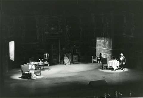 Tosca, Giacomo Puccini. San Francisco Opera, 1956. Photographer: Robert Lackenbach/San Francisco Opera.