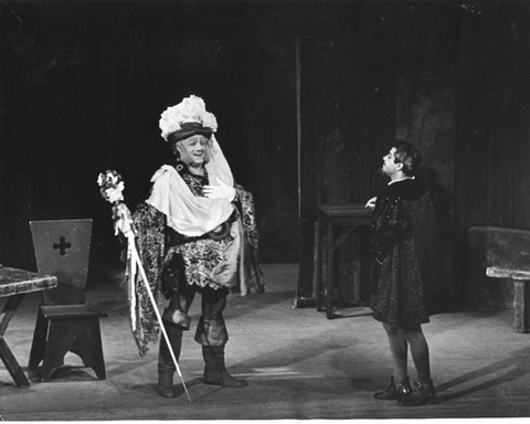 Falstaff, Giuseppe Verdi. San Francisco Opera, 1956. Photographer: Robert Lackenbach/San Francisco Opera.