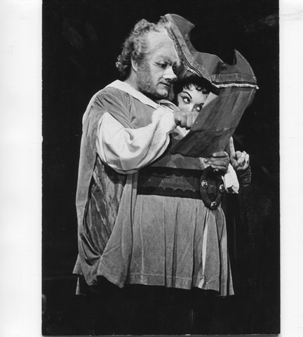 Falstaff, Giuseppe Verdi. San Francisco Opera, 1956. Photographer: Robert Lackenbach/San Francisco Opera.