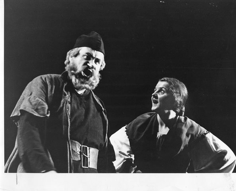 Boris Godunov, Modest Mussorgsky. San Francisco Opera, 1956. Photographer: Robert Lackenbach/San Francisco Opera.