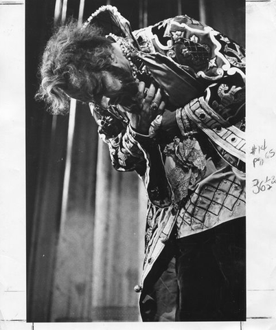 Boris Godunov, Modest Mussorgsky. San Francisco Opera, 1956. Photographer: Robert Lackenbach/San Francisco Opera.