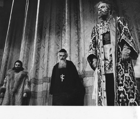 Boris Godunov, Modest Mussorgsky. San Francisco Opera, 1956. Photographer: Robert Lackenbach/San Francisco Opera.