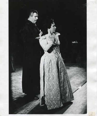 Boris Godunov, Modest Mussorgsky. San Francisco Opera, 1956. Photographer: Robert Lackenbach/San Francisco Opera.