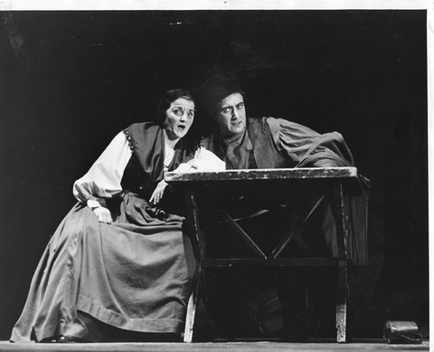 Boris Godunov, Modest Mussorgsky. San Francisco Opera, 1956. Photographer: Robert Lackenbach/San Francisco Opera.