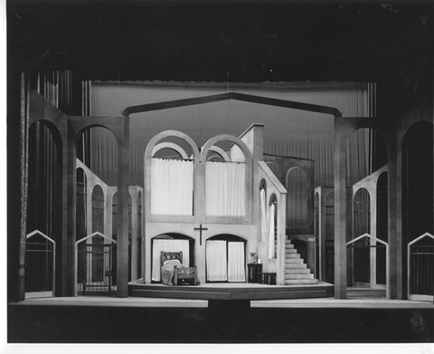 Dialogues des Carmélites, Francis Poulenc. San Francisco Opera, 1957. Photographer: Robert Lackenbach/San Francisco Opera.