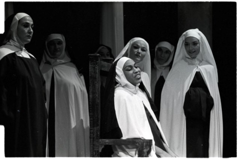 Dialogues des Carmélites, Francis Poulenc. San Francisco Opera, 1957. Photographer: Robert Lackenbach/San Francisco Opera.