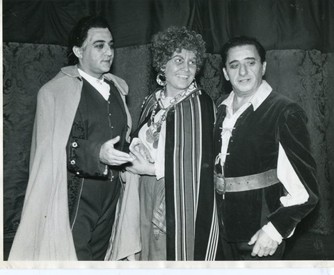 Un Ballo in Maschera, Giuseppe Verdi. San Francisco Opera, 1957. Photographer: Robert Lackenbach/San Francisco Opera.