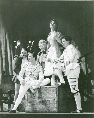 Ariadne auf Naxos, Richard Strauss. San Francisco Opera, 1957. Photographer: Robert Lackenbach/San Francisco Opera.