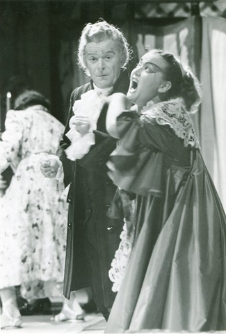 Ariadne auf Naxos, Richard Strauss. San Francisco Opera, 1957. Photographer: Robert Lackenbach/San Francisco Opera.