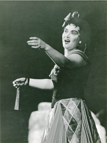 Ariadne auf Naxos, Richard Strauss. San Francisco Opera, 1957. Photographer: Robert Lackenbach/San Francisco Opera.