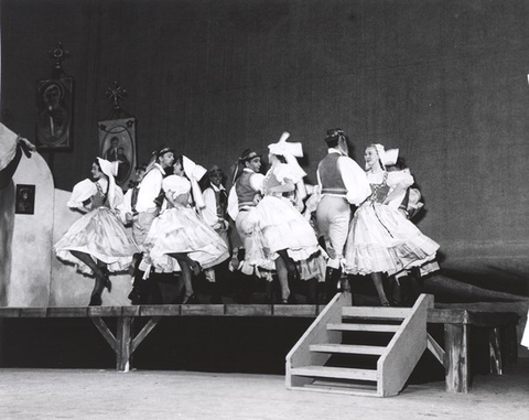 The Bartered Bride, Bedřich Smetana. San Francisco Opera, 1958. Photographer: Bill Cogan/San Francisco Opera.