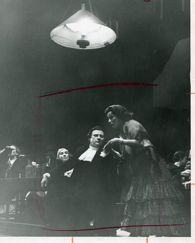 La Forza del Destino, Giuseppe Verdi. San Francisco Opera, 1958. Photographer: Bill Cogan/San Francisco Opera.