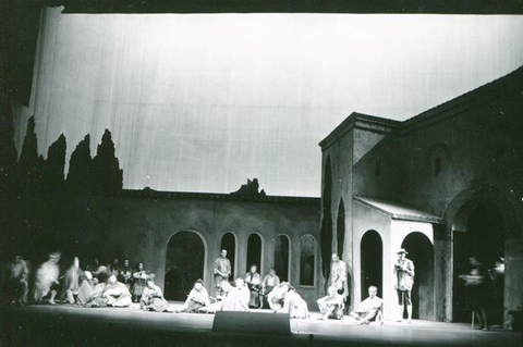 La Forza del Destino, Giuseppe Verdi. San Francisco Opera, 1958. Photographer: Bill Cogan/San Francisco Opera.