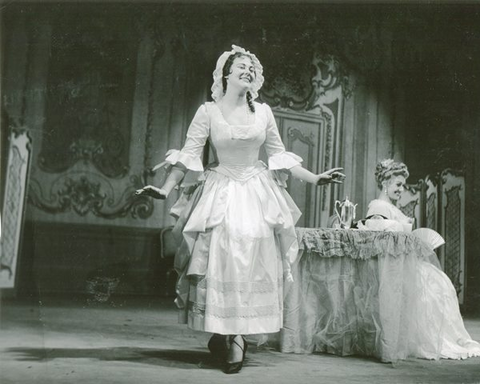 Le Nozze di Figaro, Wolfgang Amadeus Mozart. San Francisco Opera, 1958. Photographer: Bill Cogan/San Francisco Opera.