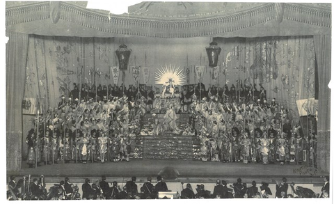 Turandot, Giacomo Puccini. San Francisco Opera, 1927. Photographer: Unknown/San Francisco Opera.