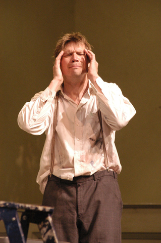 Rodney Gilfry (Faust), Doktor Faust, Ferruccio Busoni. San Francisco Opera, 2003-04. Photographer: Larry Merkle/San Francisco Opera.