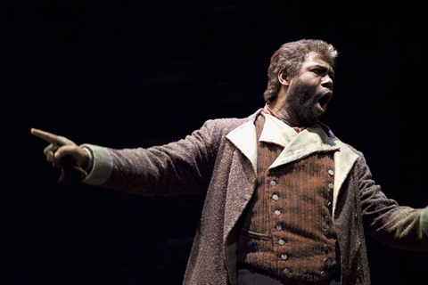 Arthur Woodley (Rocco), Fidelio, Ludwig van Beethoven. San Francisco Opera, 2005-06. Photographer: Terrence McCarthy/San Francisco Opera.