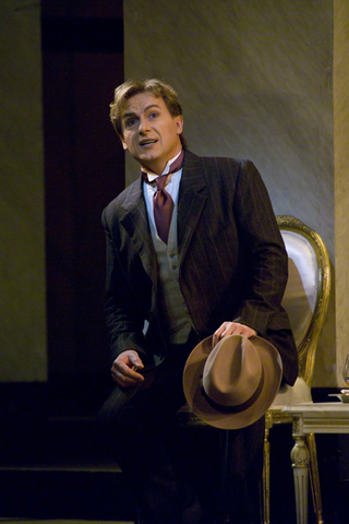 Misha Didyk (Ruggero), La Rondine, Giacomo Puccini. San Francisco Opera, 2007-08. Photographer: Terrence McCarthy/San Francisco Opera.