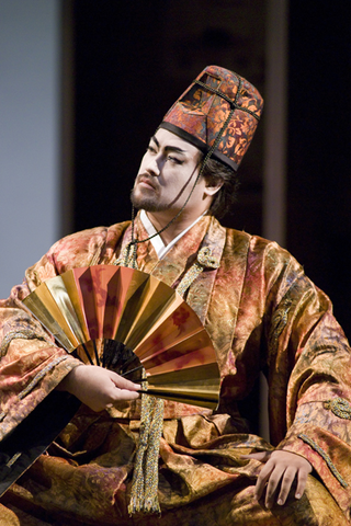 Eugene Chan (Prince Yamadori), Madama Butterfly, Giacomo Puccini. San Francisco Opera, 2007-08. Photographer: Terrence McCarthy/San Francisco Opera.