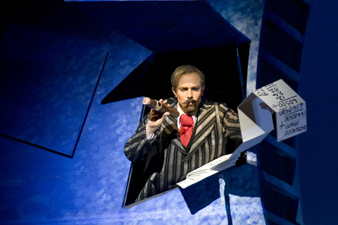 Brian Leerhuber (The Businessman), The Little Prince, Rachel Portman. San Francisco Opera, 2007-08. Photographer: Kristen Loken/San Francisco Opera.