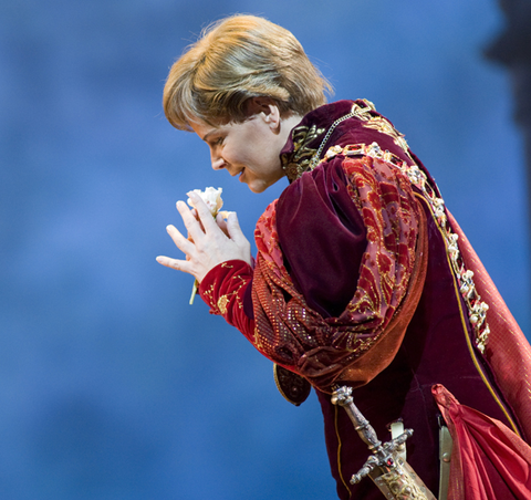 Susan Graham (Ariodante), Ruth Ann Swenson (Ginevra), Ariodante, George Frideric Handel. San Francisco Opera, 2007-08. Photographer: Terrence McCarthy/San Francisco Opera.