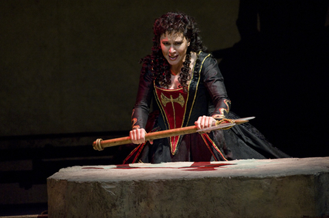 Iano Tamar (Elettra), Idomeneo, Wolfgang Amadeus Mozart. San Francisco Opera, 2008-09. Photographer: Terrence McCarthy/San Francisco.