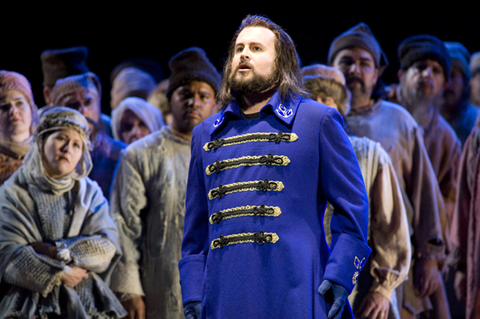 Nicolai Janitzky (Shchelkalov), Boris Godunov, Modest Petrovich Mussorgsky. San Francisco Opera, 2008-09. Photographer: Terrence McCarthy/San Francisco Opera.