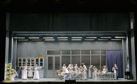 Ensemble, Suor Angelica, Giacomo Puccini. San Francisco Opera, 2009-10. Photographer: Cory Weaver/San Francisco.