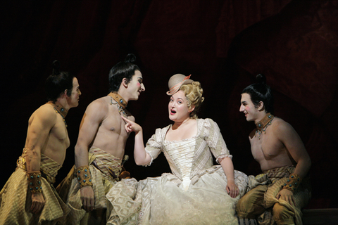 Anna Christy (Blonde), Supernumeraries, Die Entführung aus dem Serail, Wolfgang Amadeus Mozart. San Francisco Opera, 2009-10. Photographer: Cory Weaver/San Francisco Opera.