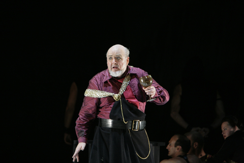 Kim Begley (Herod), Salome, Richard Strauss. San Francisco Opera, 2009-10. Photographer: Cory Weaver/San Francisco Opera.