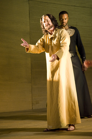 Julien Robbins (First Nazarene), Kenneth Kellog (A Capadocian), Salome, Richard Strauss. San Francisco Opera, 2009-10. Photographer: Terrence McCarthy/San Francisco Opera.