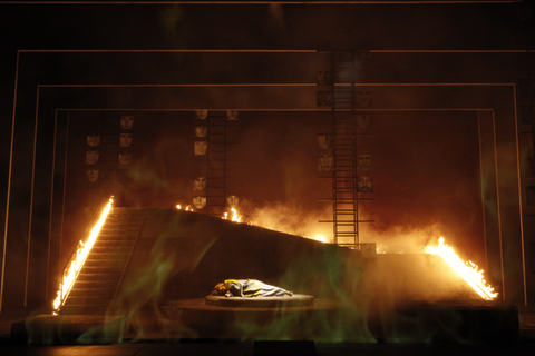 Nina Stemme (Brϋnhilde), Die Walküre, Richard Wagner. San Francisco Opera, 2009-10. Photographer: Terrence McCarthy/San Francisco Opera.