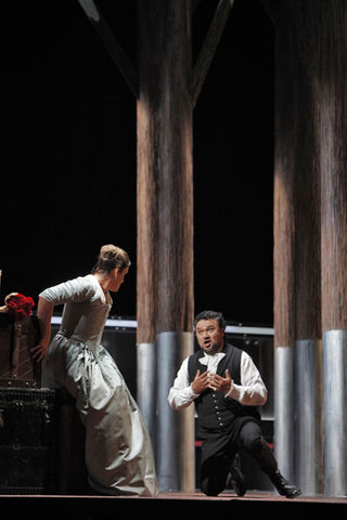 Alice Coote (Charlotte), Ramón Vargas (Werther), Werther, Jules Massenet. San Francisco Opera, 2010-11. Photographer: Cory Weaver/San Francisco Opera.