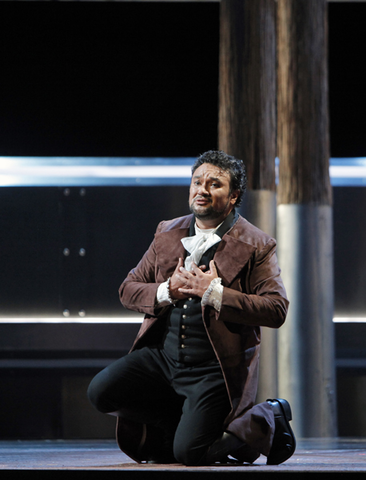 Ramón Vargas (Werther), Werther, Jules Massenet. San Francisco Opera, 2010-11. Photographer: Cory Weaver/San Francisco Opera.