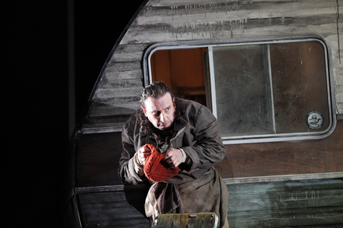 David Cangelosi (Mime), Siegfried, Richard Wagner. San Francisco Opera, 2010-11. Photographer: Cory Weaver/San Francisco Opera.