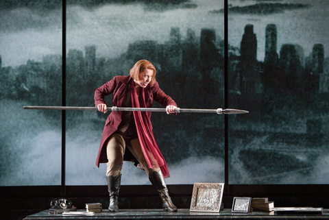 Nina Stemme (Brünnhilde), Die Walküre, Richard Wagner. San Francisco Opera, 2010-11. Photographer: Cory Weaver/San Francisco Opera.