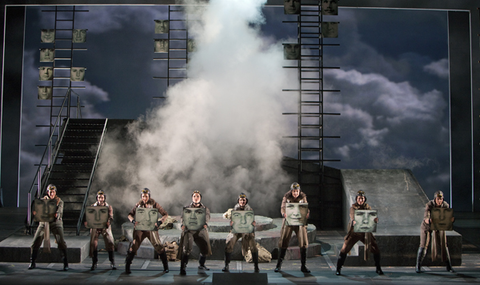 The Valkyries, Die Walküre, Richard Wagner. San Francisco Opera, 2009-10. Photographer: Cory Weaver/San Francisco Opera Opera.