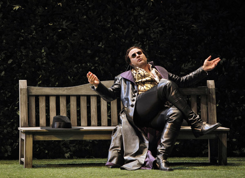 Lucas Meachem (Don Giovanni), Don Giovanni, Wolfgang Amadeus Mozart. San Francisco Opera, 2011-12. Photographer: Cory Weaver/San Francisco Opera.