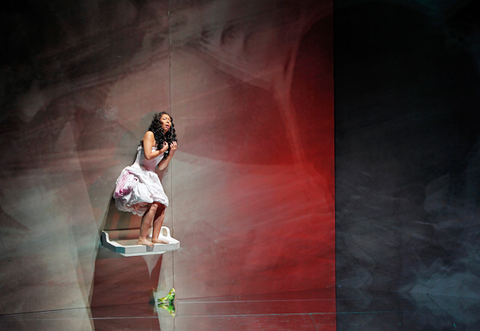 Nicole Cabell (Giulietta), I Capuleti e i Montecchi, Vincenzo Bellini. San Francisco Opera, 2012-13. Photographer: Cory Weaver/San Francisco Opera.